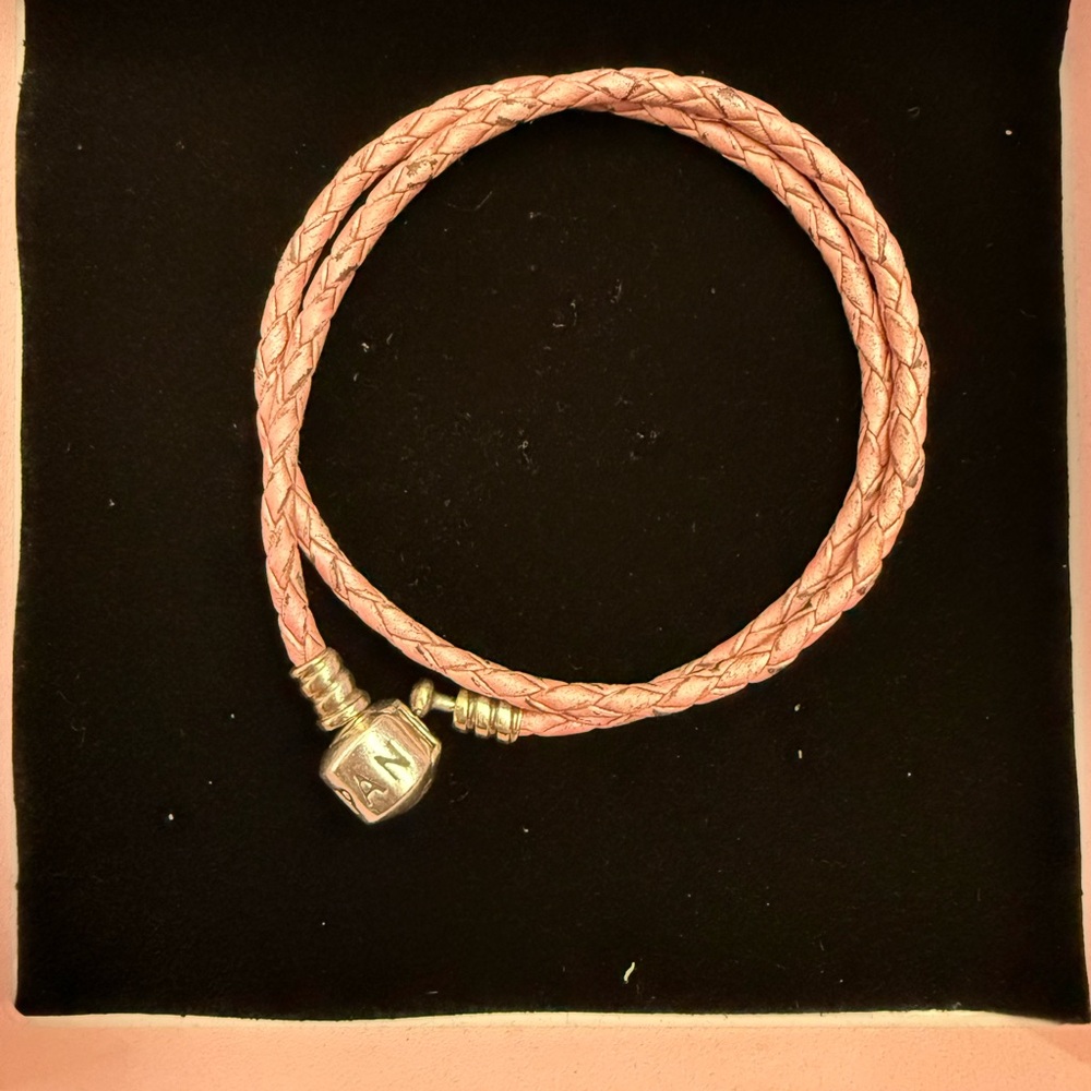 Pink Braided Bracelet